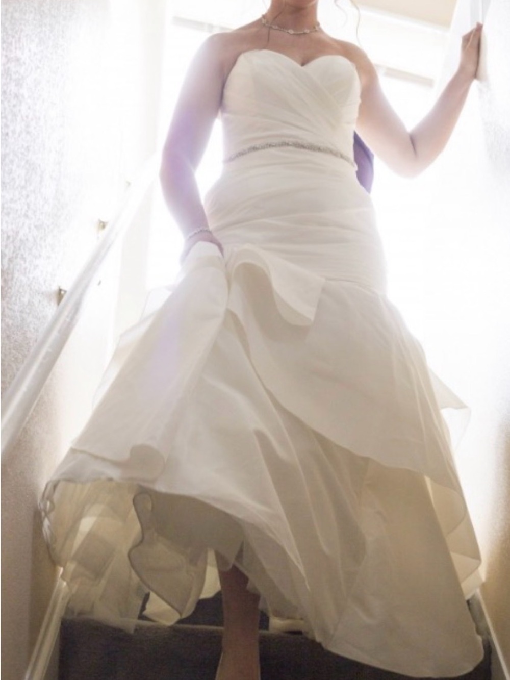 Watters Ivory Strapless Sweetheart Wedding Gown (Wtoo by Watters “Zhanna”